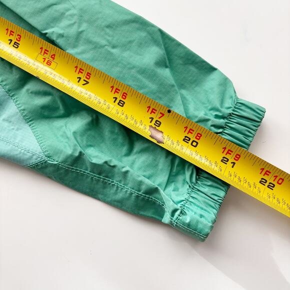 Marmot Kid Sz L (10-12) Green Windbreaker Waterproof Hooded Jacket Lightweight - Picture 13 of 16